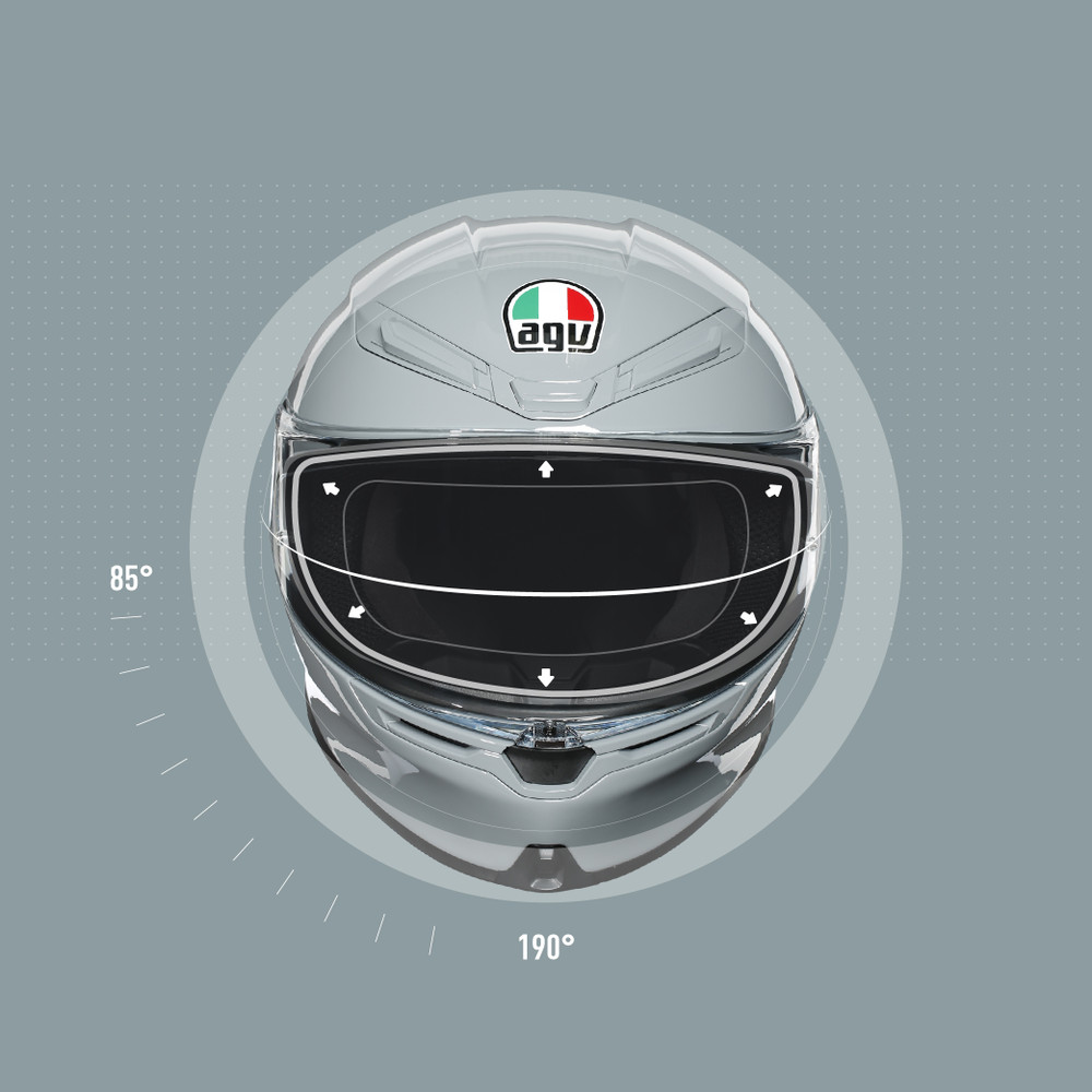 Шлем AGV K6 видимость