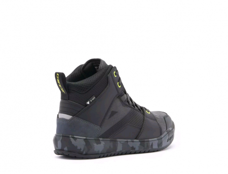 Мотоботы DAINESE SUBURB D-WP SHOES BLACK/WHITE/RED-LAVA BLACK/CAMO/ACID YELLOW_2
