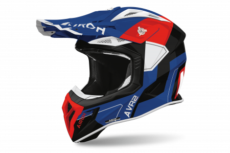 Шлем AIROH AVIATOR ACE 2 SHIELD BLUE/RED GLOSS_1